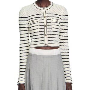 Sandro Molie Cropped Cardigan